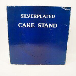 Silverplated Round Cake Stand 12.5" Diameter